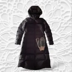 美品 Mユニクロ ウルトラライトダウンロングコート ブラック UNIQLO