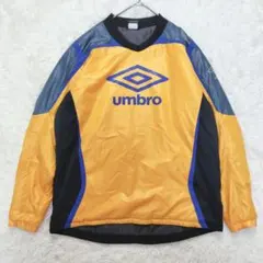 【美品】アンブロ UMBRO ピステ フットサル プルオーバー ナイロン L