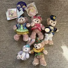 【匿名配送】ダッフィー　シェリーメイ　ステラルー　ぬいぐるみセット　まとめ売り
