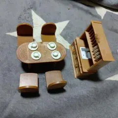 シルバニアファミリー 海外 ダイニングルーム ファニチャーセット　完品