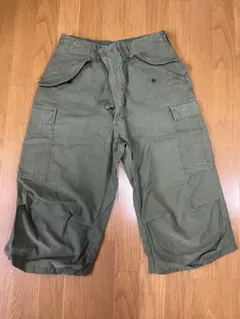 カーゴパンツ（7部丈軍用）オリーブグリーン