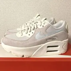 【新品未使用】24cm NIKEエアマックス90 LV8 SE 厚底 スニーカー