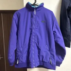 90s L.L.Bean ウォームアップジャケット　ナイロン　紫　パープル