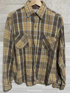 BIG MAC ビッグマック　80s コットンネルシャツ　usa製