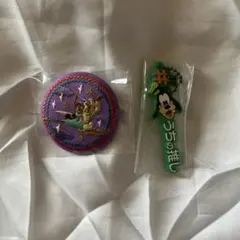 Disney Characters ディズニー アラジン 刺繍缶バッジ