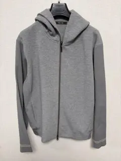 COMME CA MEN ジップアップパーカー グレー
