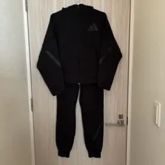 adidas ブラック ジャージ上下セット
