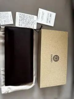 GANZO コードバン ダークブラウン 長財布のサムネイル