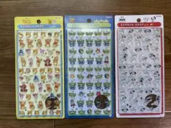 新品未開封 ディズニー ボンボンドロップシール 3種セット BONBONDROP