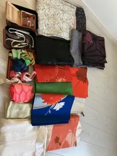 大特価　着物セット 和装小物付き 12点と小物