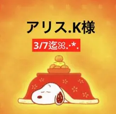 アリス.K様 専用ページ