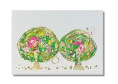 【Re】様油絵　原画　一点物　北欧　樹　アート　インテリア　SM 絵画 油絵 原画 一点物 北欧 樹 ピンク アート インテリア プレゼント