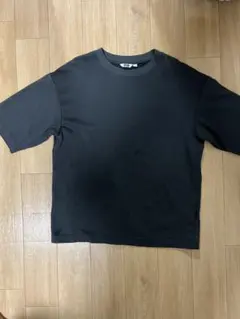 ユニクロ　エアリズムコットンオーバーサイズTシャツ　グレー
