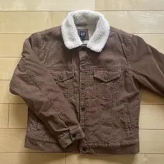 【美品】キッズ 冬服 GAP KIDSコーデュロイ ボアジャケット 子供用