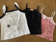 女の子用キャミソール 3枚セット