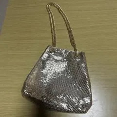 新品、未使用CIAOPANIC TTPYゴールド スパンコール ショルダーバッグ