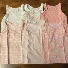 UNIQLO メッシュタンクトップ6枚セット　80サイズ