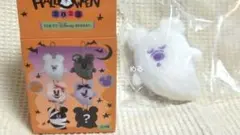 TDRディズニーハロウィン2025おばけ　ぬいぐるみチャーム白