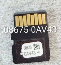 lexus toyota カーナビ用SDカード 08675-0AV43 - メルカリ