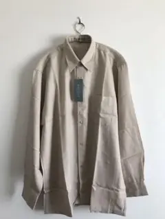 ワイシャツ　Lサイズ　無地　ベージュ
