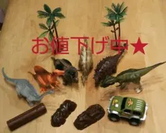 恐竜６体&サファリセット