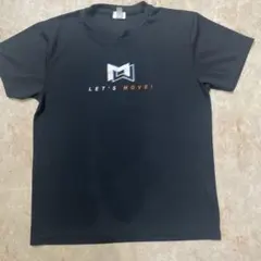 MOSSA LET'S MOVE! Tシャツ ブラック Mサイズのサムネイル