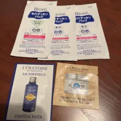 ロクシタン IM エッセンシャルフェースウォーター R サンプル　ビオレ　3枚