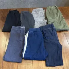 キッズカジュアルパンツ7点セット まとめ売り