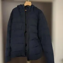 e*n様 ネイビー フード付き ダウンジャケット