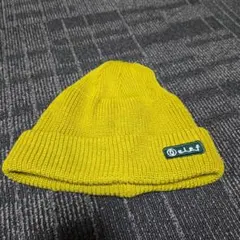cleef イエロー ニット帽