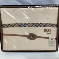 DAKS チェック　タオルケット