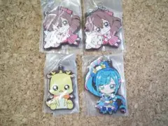 デリシャスパーティプリキュア【ラバーストラップ（4個セット）】未使用未開封品