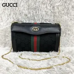 絢香✨希少✨グッチ ショルダーバッグ GGキャンバス シェリーライン バイセル公式】グッチ GG柄 ショルダーバッグ シェリーライン