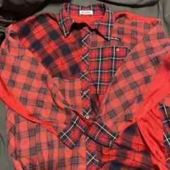 MILKFED. レッドチェック長袖シャツ