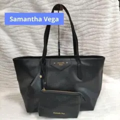 Samantha Vega♡大きめショルダーバッグ　ポーチ付き♡　底鋲あり