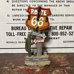 置時計 Route66 サボテン ルート66 カラフル アメリカンのサムネイル