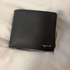 agnes b. 二つ折り財布 ブラックのサムネイル