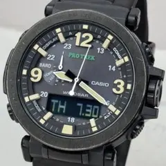 美品 箱説タグ付PROTREK PRG-600Yタフソーラー ブラック アナデジのサムネイル