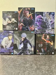 呪術廻戦 フィギュア 6点セット 五条悟 宿儺 乙骨憂太 摩虎羅 脹相