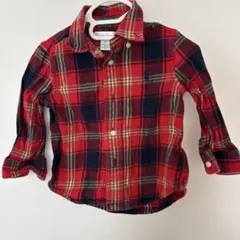 Ralph Lauren チェック柄シャツ 12M