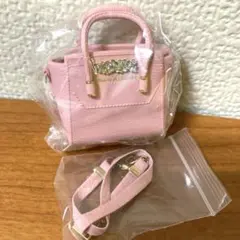 ガチャ JILLSTUART バッグ ピンク ミニビジューロイヤルトート