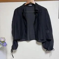 Honeys ブラック 長袖シャツ ブラウス