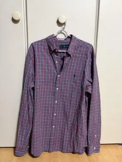Ralph Lauren 赤と青のチェックシャツ