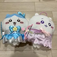 ちいかわ　まじかるちいかわ　BIG ぬいぐるみ　ハチワレ　ブルー　ピンク