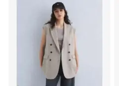 早い者勝ち　完売　green label relaxing ツイードライク ジレ