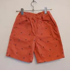 [美品 ]UNIQLO ハーフパンツ ザリガニ柄 130cm