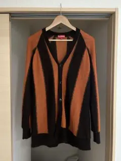 レア　2013AW シュプリーム　モヘアカーディガン　デザイン◎ 2-Tone Mohair Cardigan | Supreme 25ss