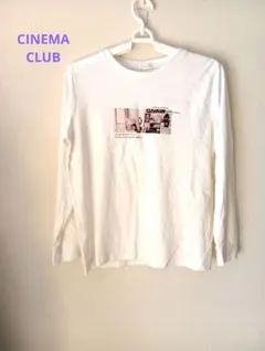 CINEMACLUB シネマクラブ　レディース長袖Tシャツ　M
