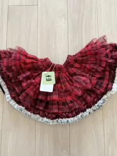 【新品・タグ付き】パンパンチュチュ チュチュプリンセス　タータンチェック　M