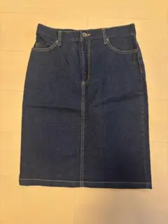 【美品】ROPE PICNIC ロペピクニック デニムスカート L 40 濃紺